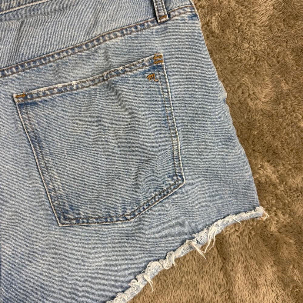 Madewell Relaxed Denim Shorts 33 Cutoff Jean Jorts Style AJ242 - Picture 8 of 14